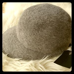 Rag & Bone Rabbit Fur Queenie Baseball Cap - M